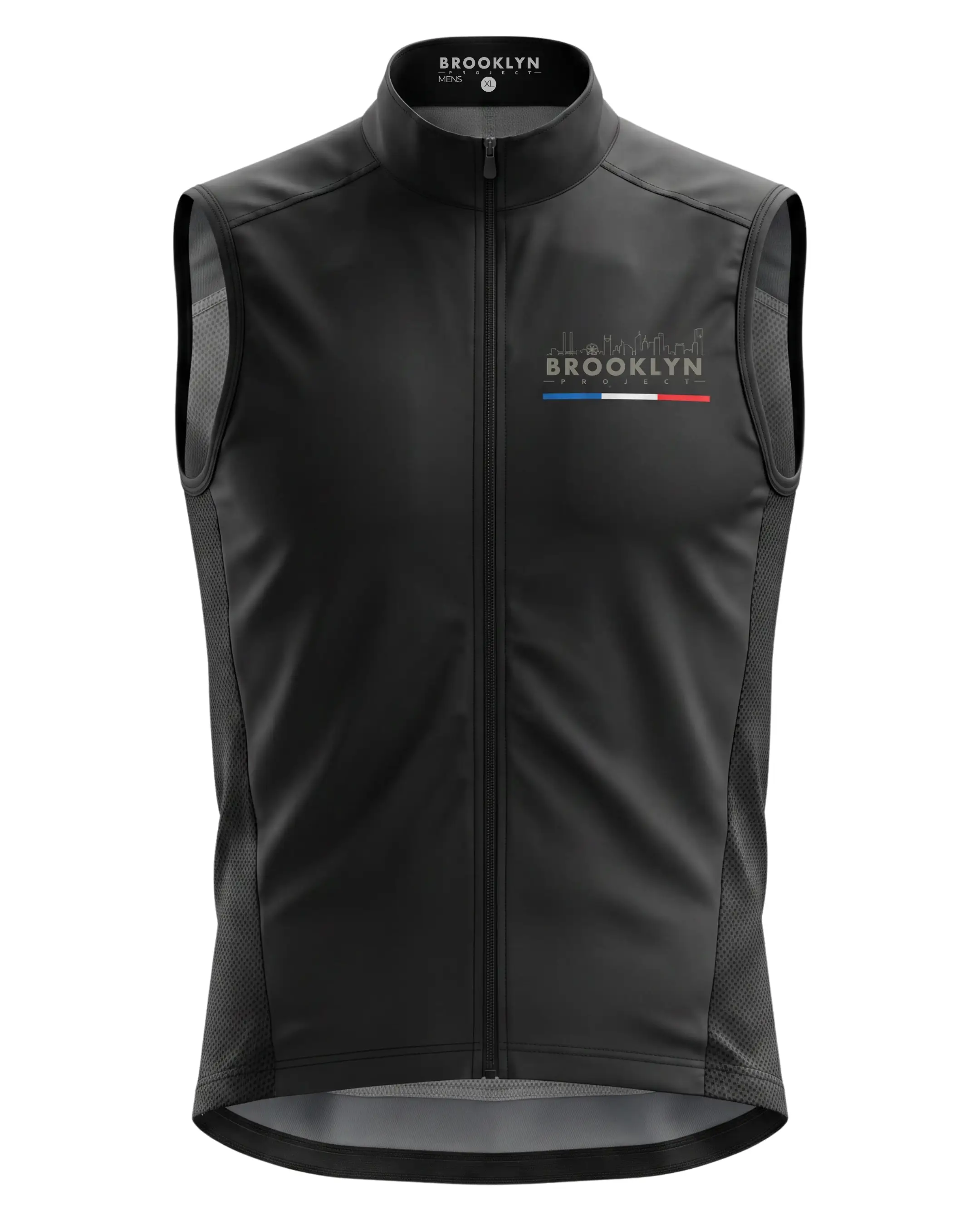 Men's Pro Water-Resistant Cycling Vest Gilet - Black, Windproof