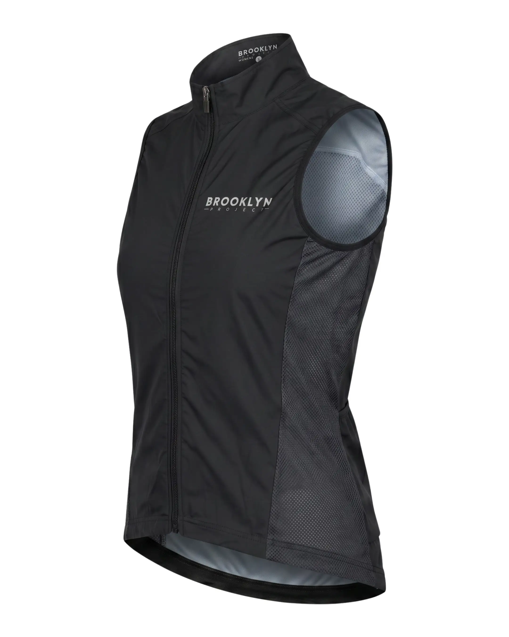 Women's Pro Water-Resistant Cycling Vest Gilet - Black, Windproof