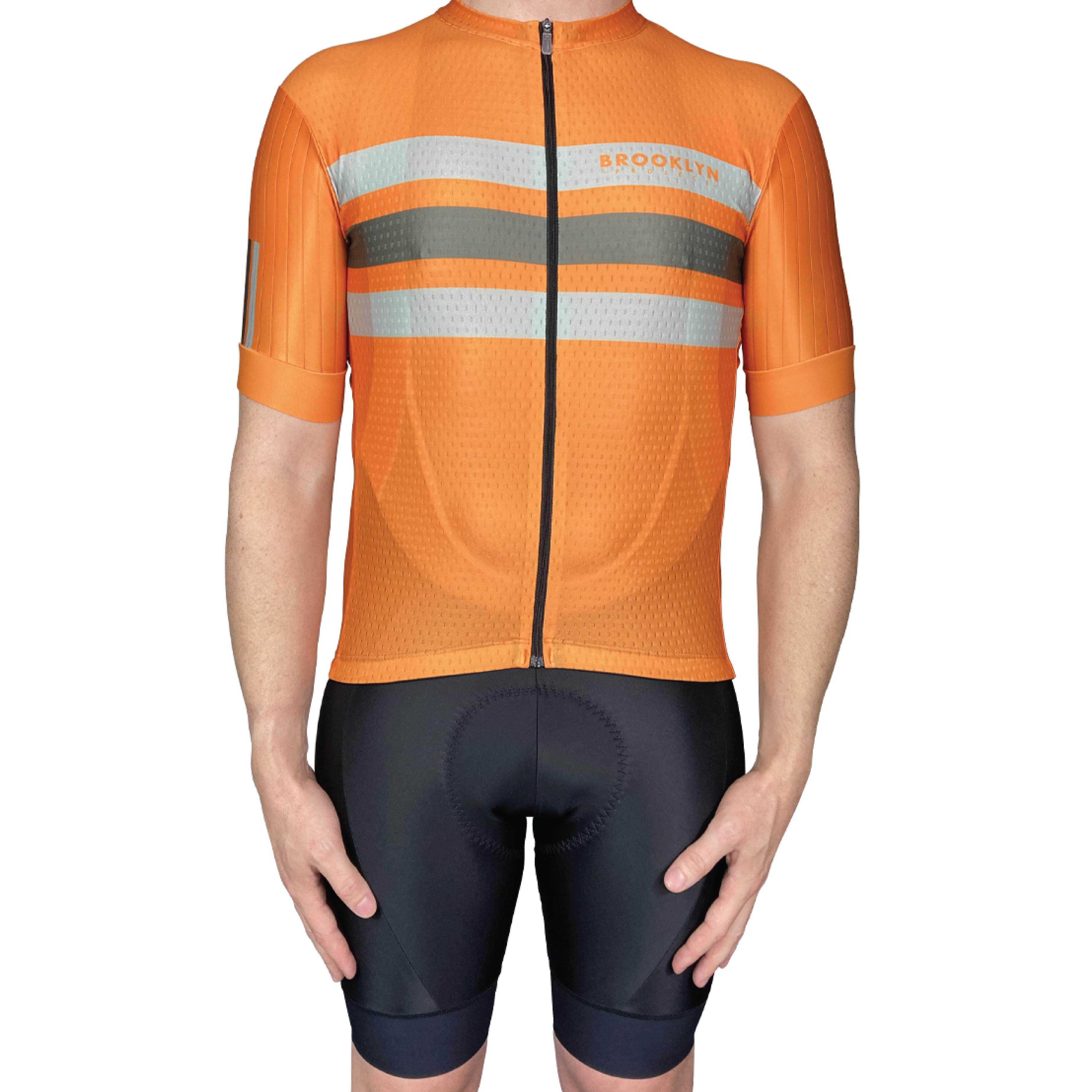 Men's Pro Cycling Jersey - Maximus Orange | Lightweight Performance