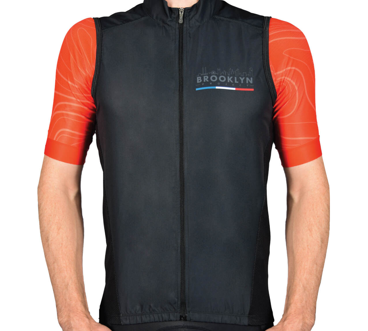 Men's Pro Water-Resistant Cycling Vest Gilet - Black, Windproof