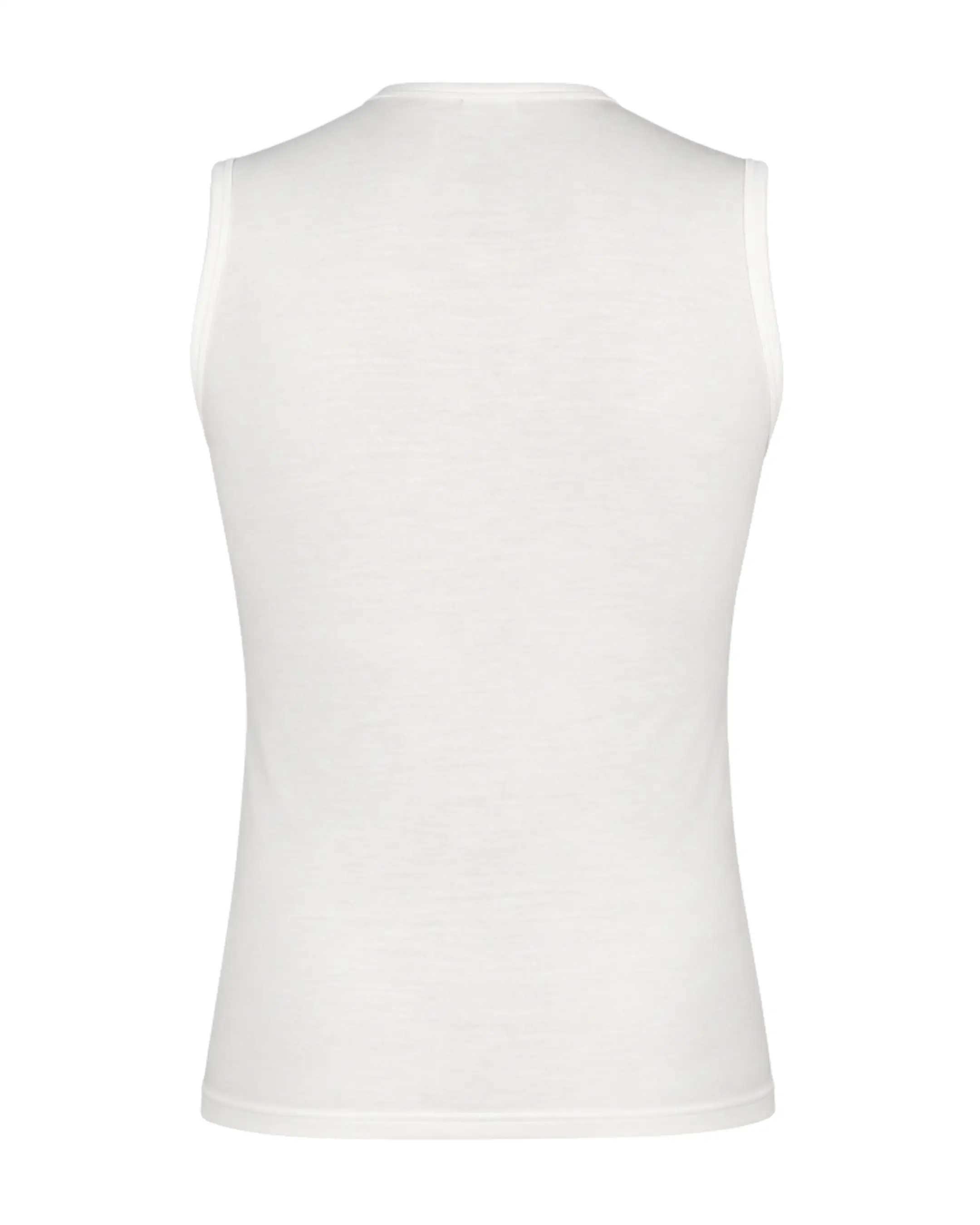 Merino Wool Tencel Cycling Undershirt Sleeved Cream