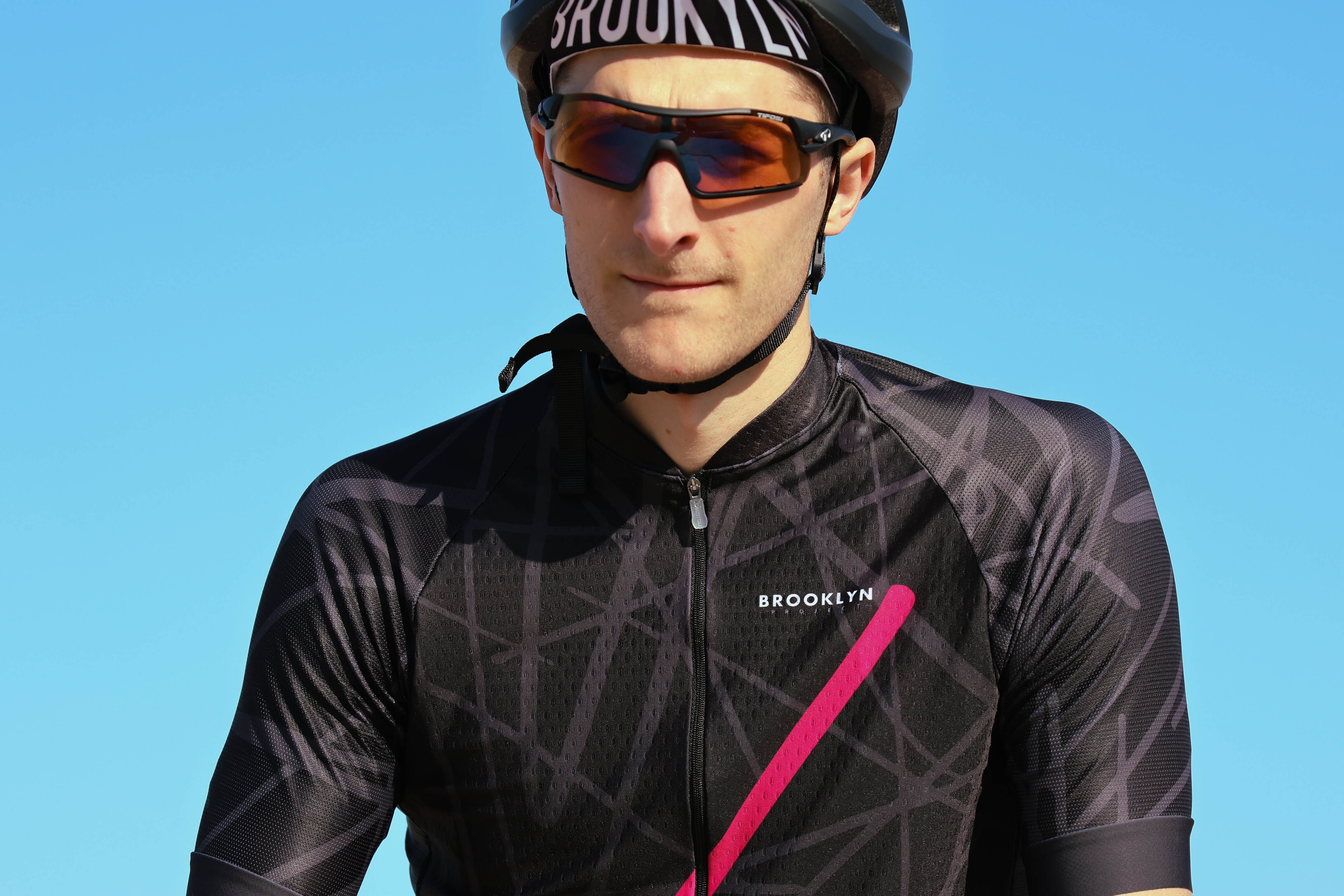 Men's Pro Cycling Jersey - Graphiti - Black | Lightweight Performance