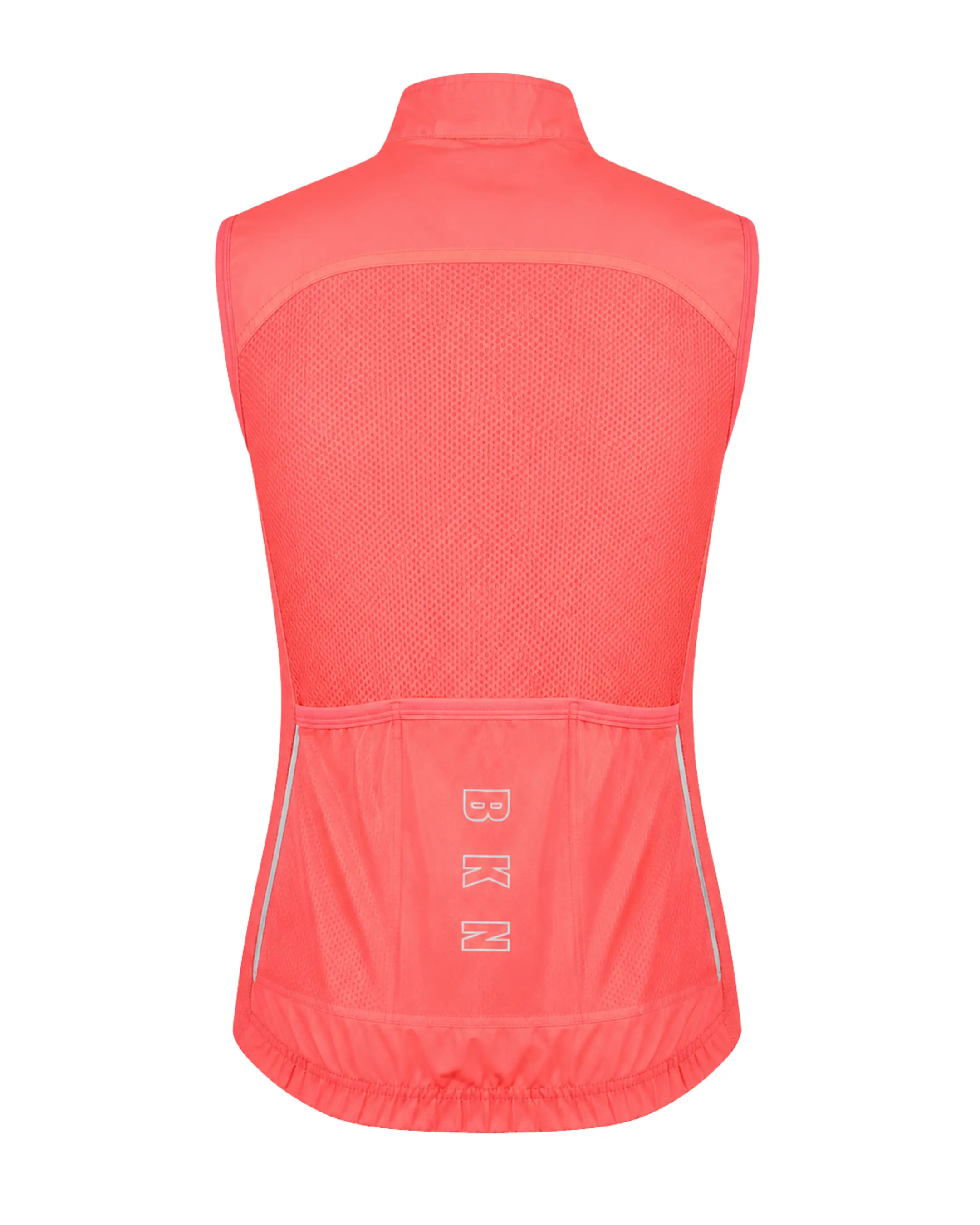 Women's Pro Water-Resistant Cycling Vest Gilet - Orange, Windproof