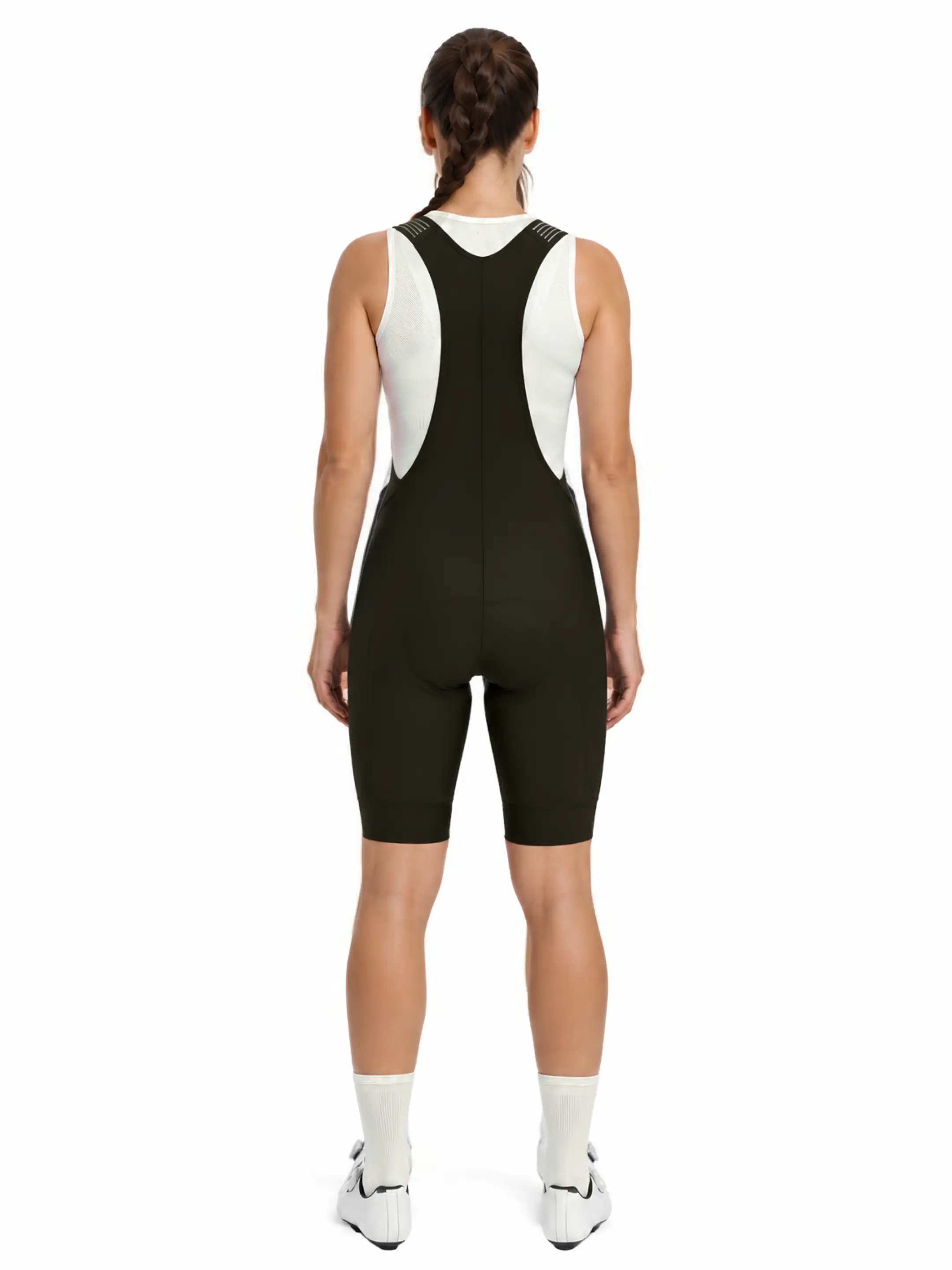 Women’s Core Cycling Bib Shorts - High-Density Chamois Padding, Compression Black