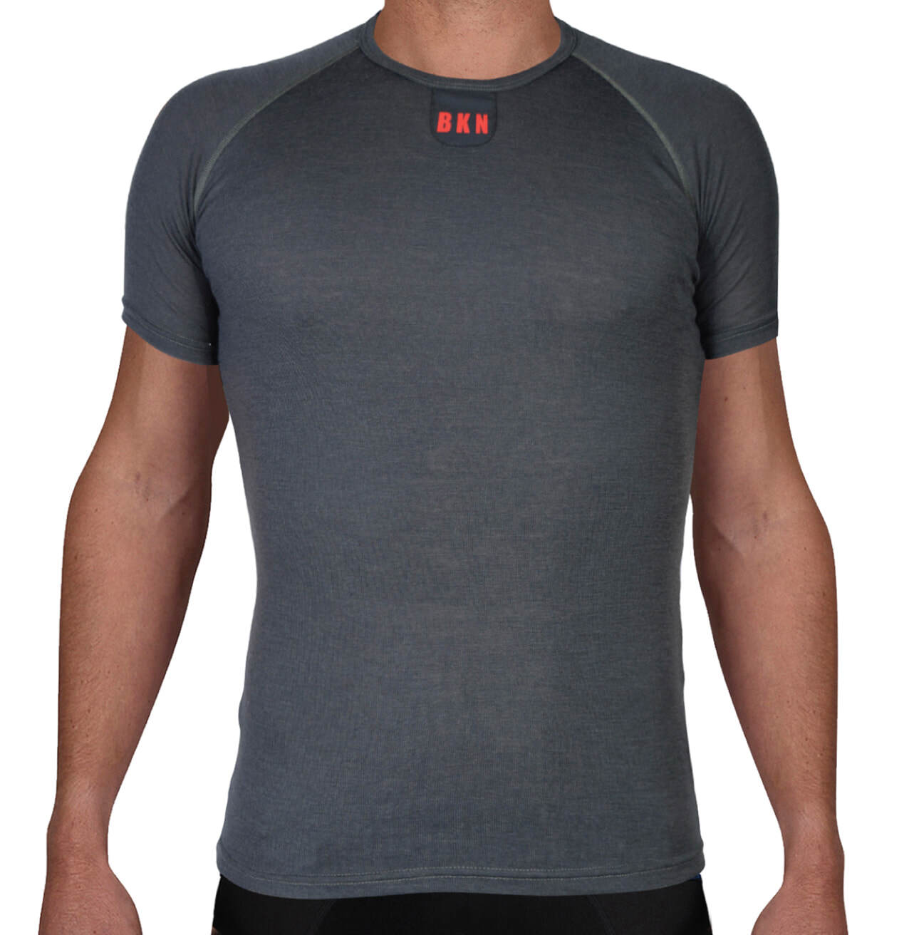 Merino Wool Cycling Undershirt Sleeved Grey