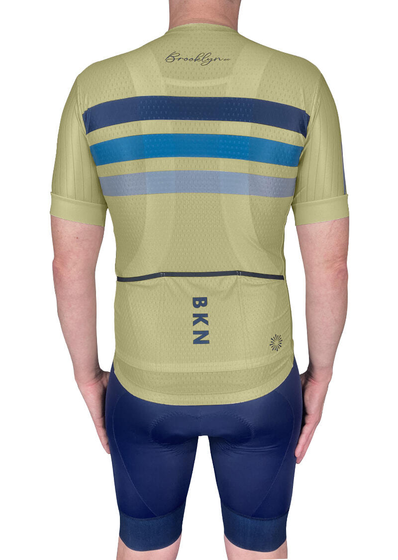 Ivory Teal Jersey Back