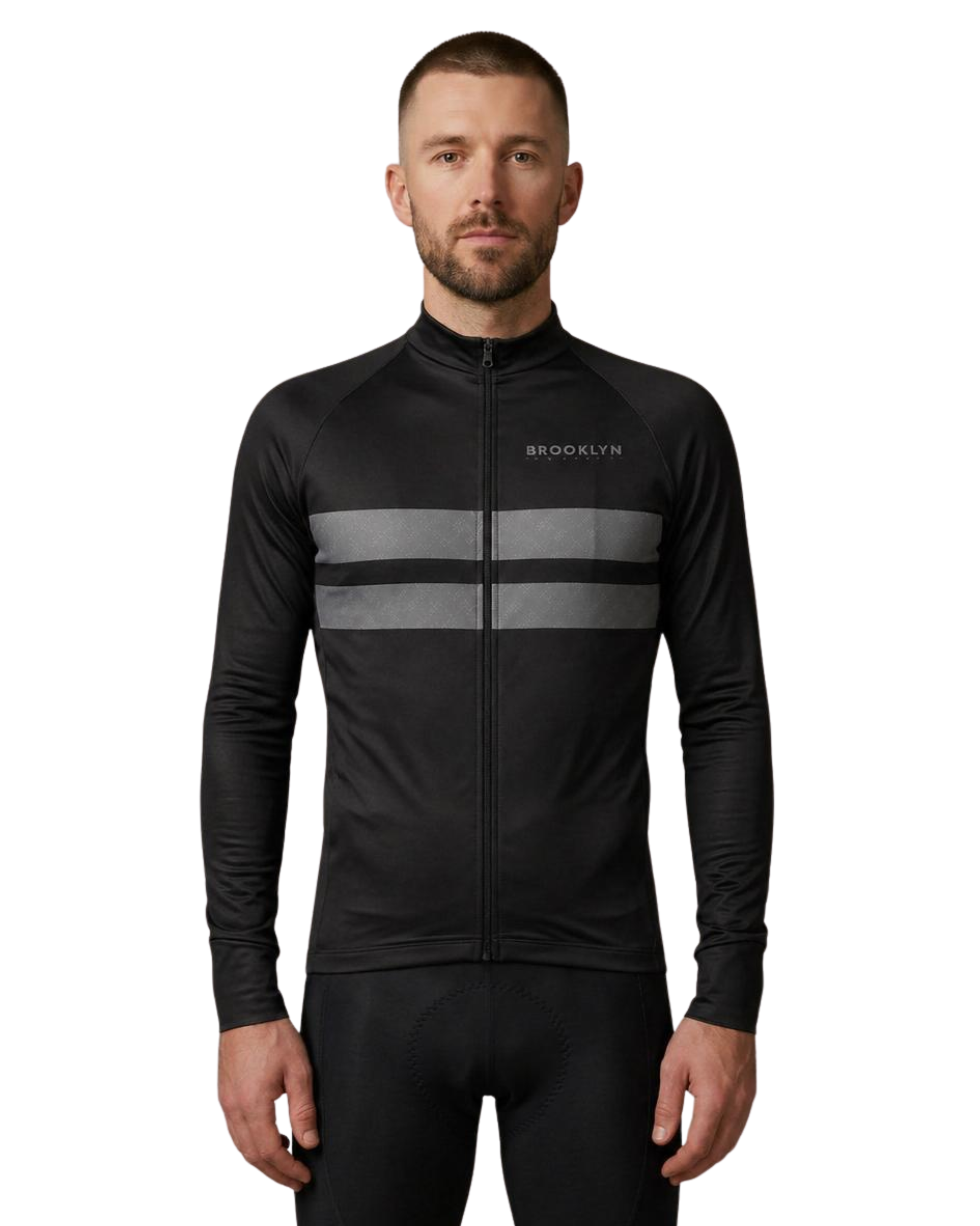 Men's Pro Thermal Cycling Jacket - Black, Windproof
