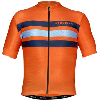 Men's Pro Cycling Jersey - Maximus Orange | Lightweight Performance