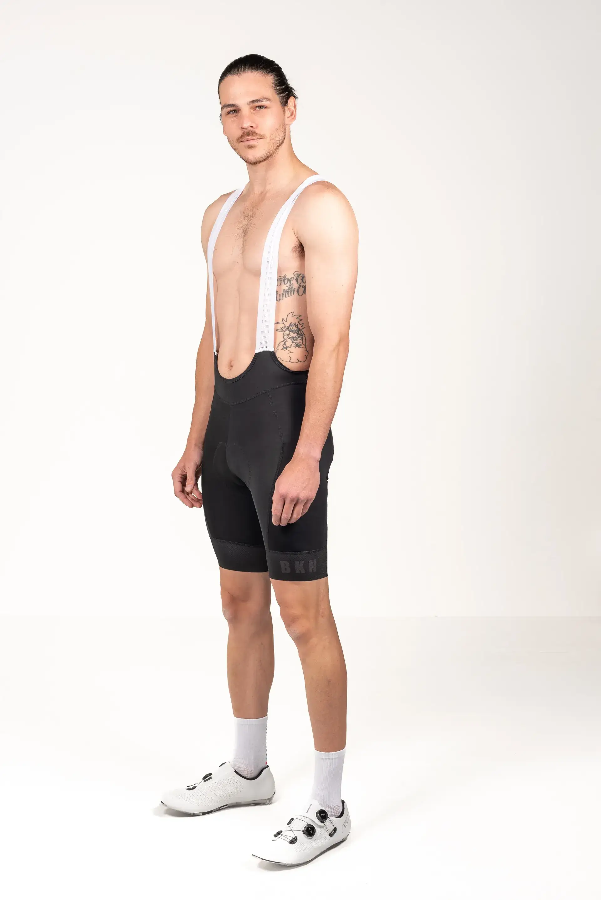 Men’s Pro Cycling Bib Shorts - High-Density Chamois Padding, Compression Black