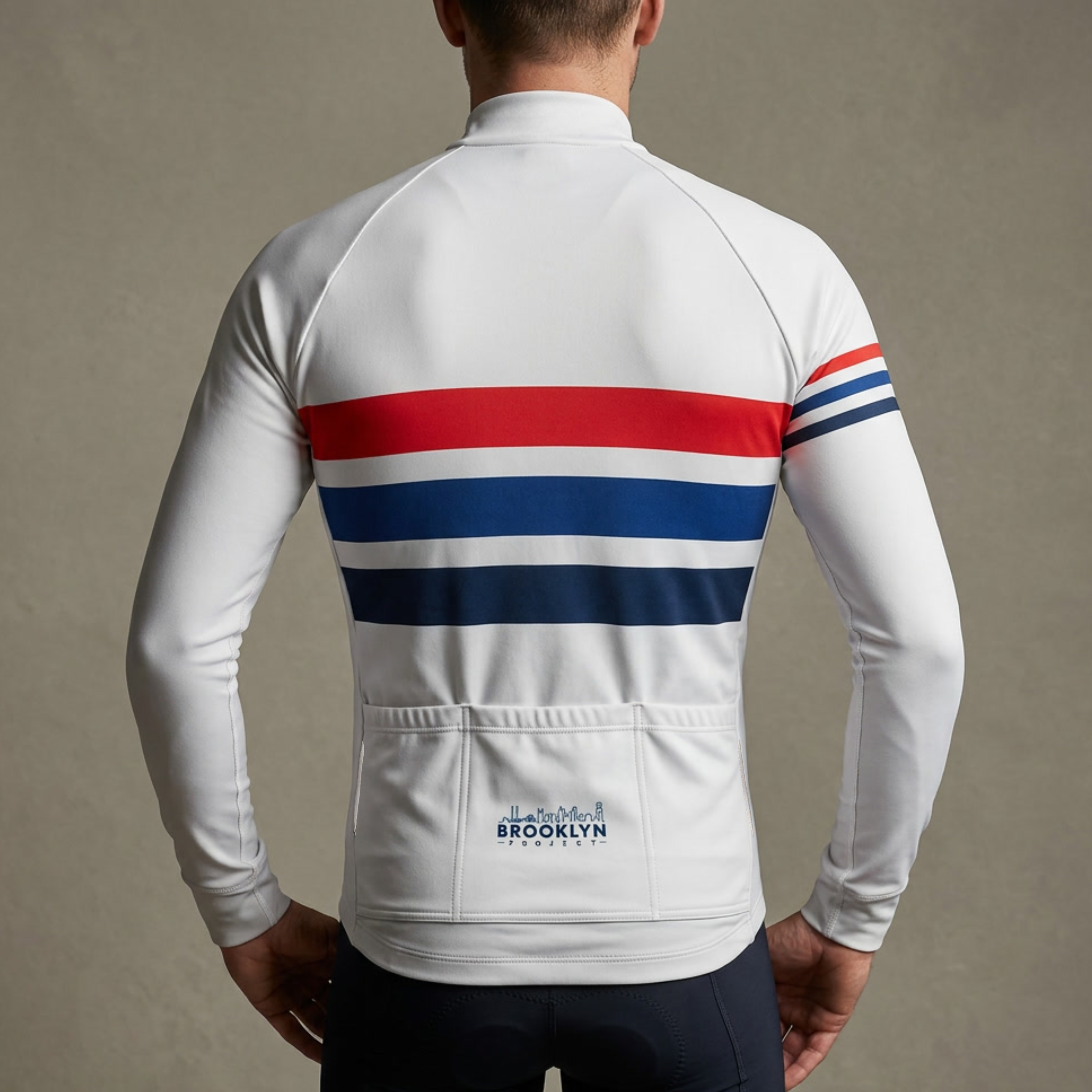 Men's Pro Thermal Cycling Jacket - White, Windproof