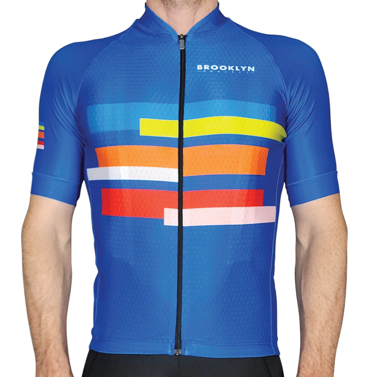 Men's Pro Cycling Jersey - Blocks Blue Royal | Lightweight Performance