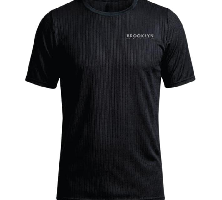 Men's Elite Lightweight Running T-Shirt - Breathable Technical Tee, Black