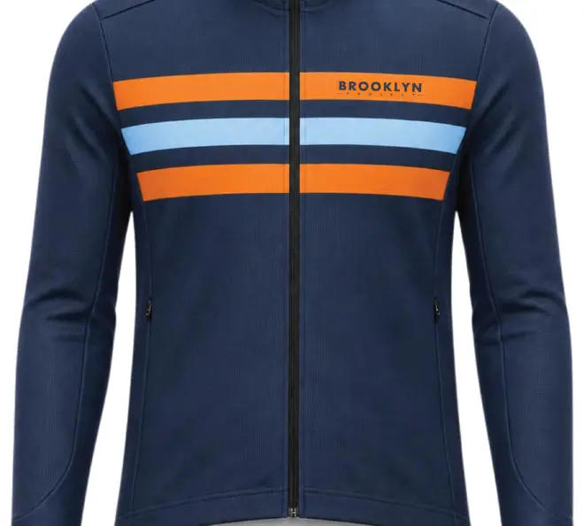 Men's Pro Thermal Windproof Cycling Jacket - Navy