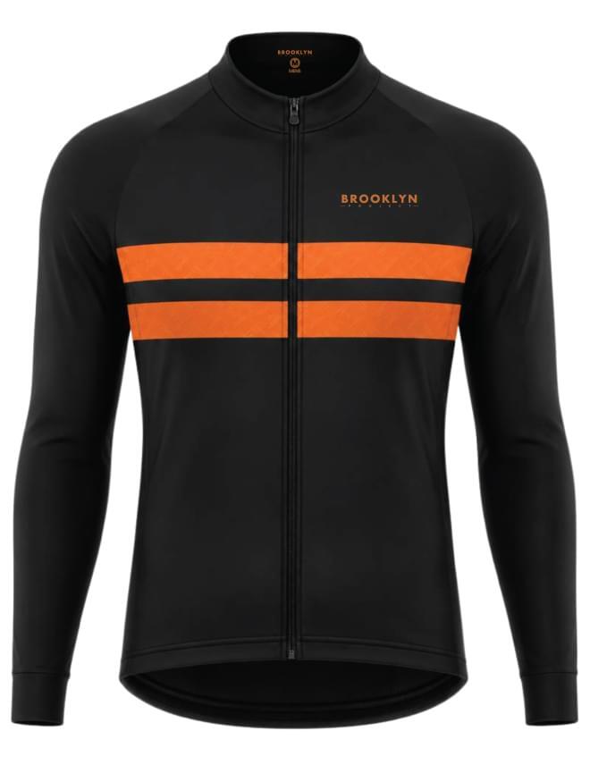 Men's Pro Thermal Cycling Jacket - Orange, Windproof