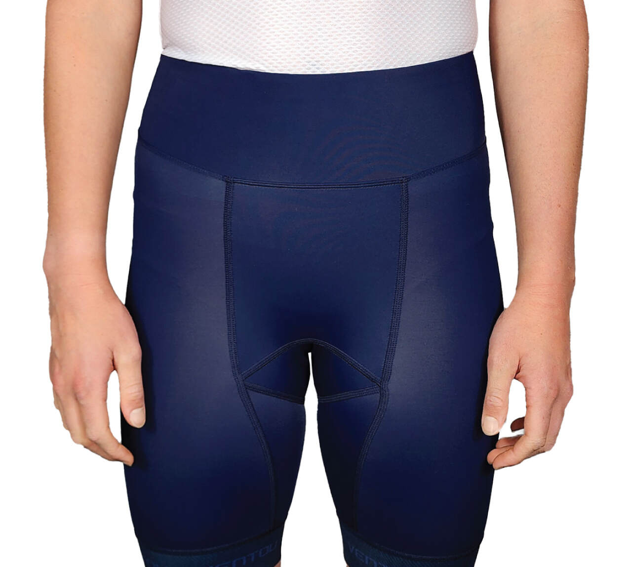 Women’s Endurance Triathlon Shorts with Pockets – Navy Compression Tri-Race Shorts