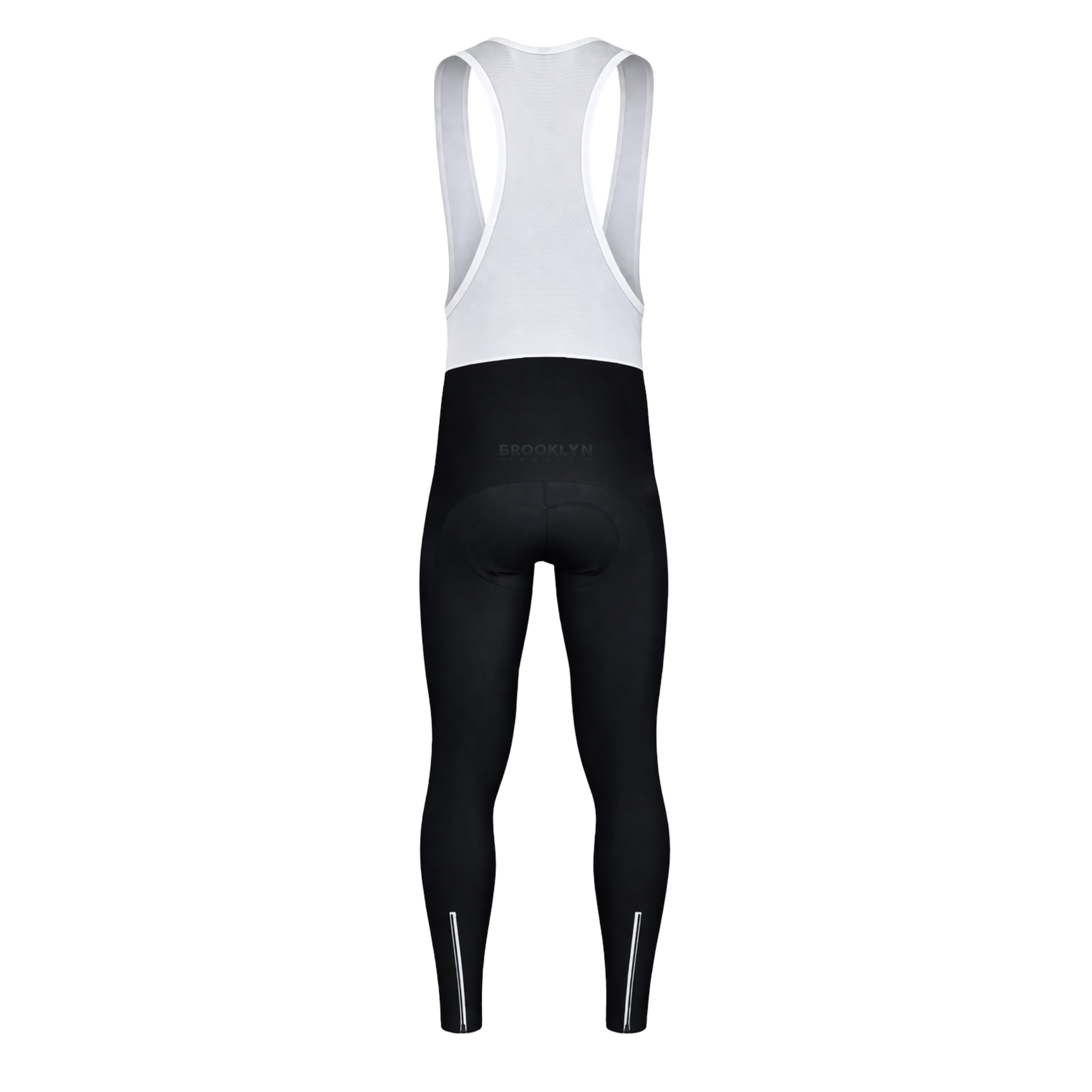 Men's Thermal Cycling Bib Tights – Winter Fleece Lined, Black