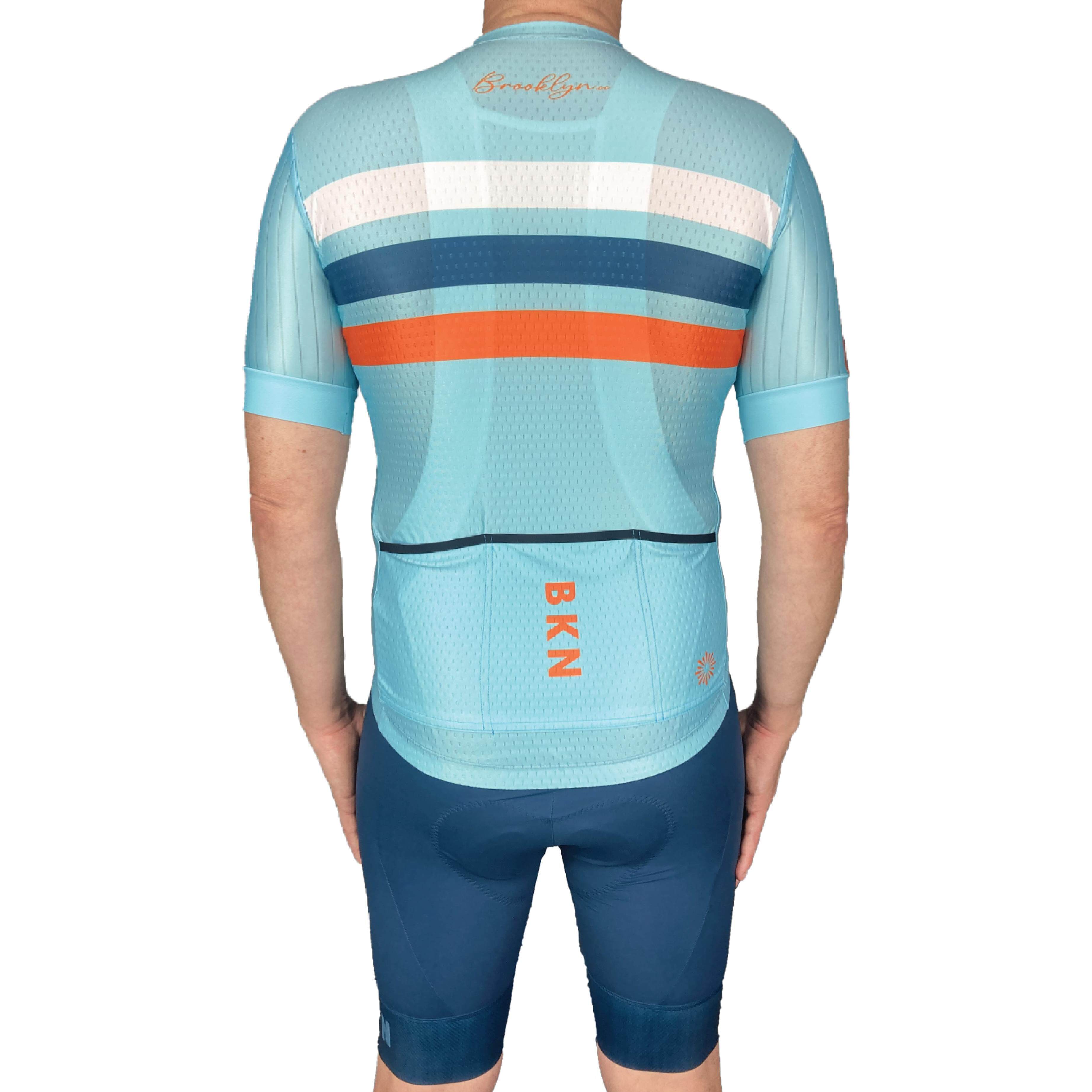 Pro Maximus Men's Cycling Bundle: Teal Jersey, Bib Shorts & Socks