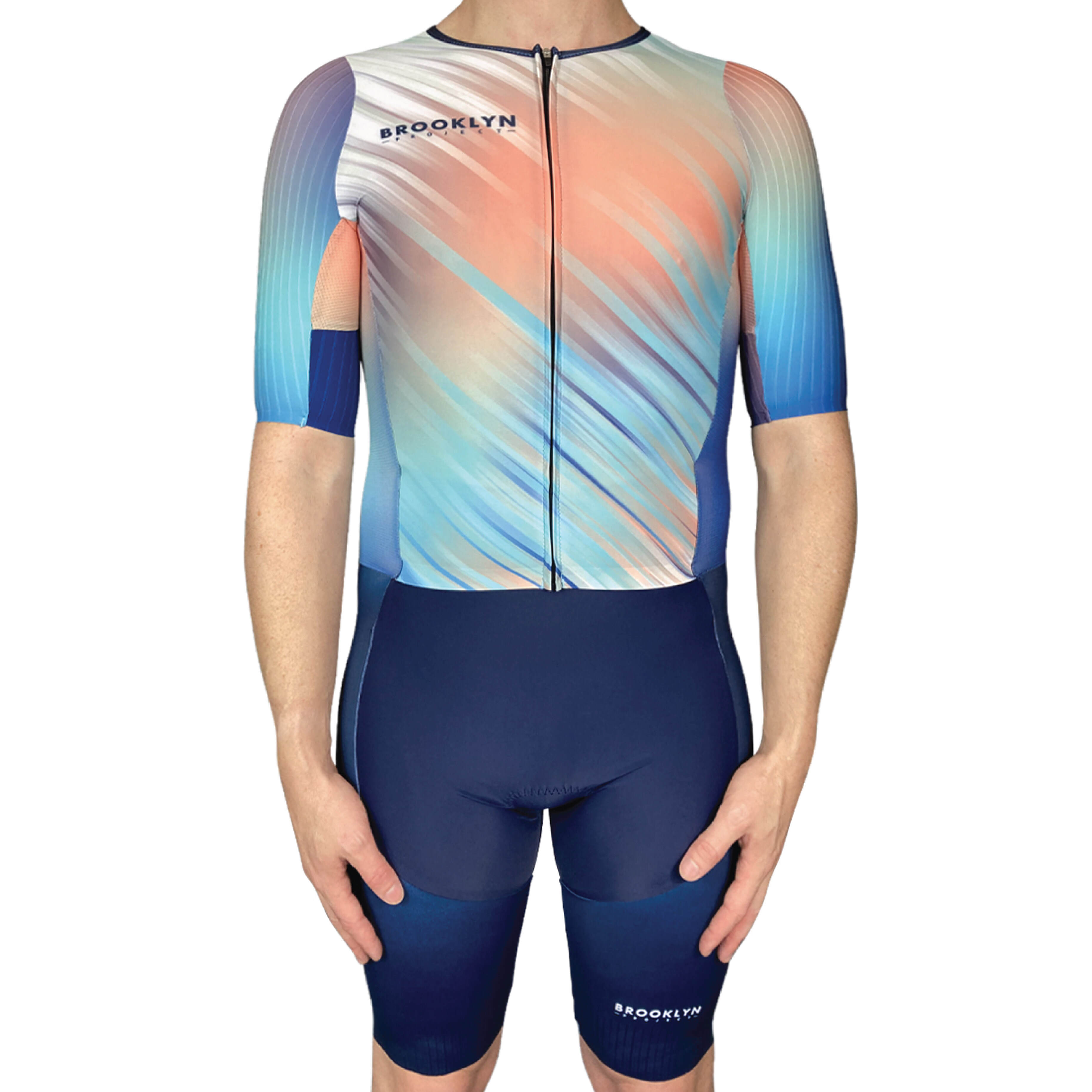 Men's Elite Aero Sleeved Triathlon Suit - Multi-Colour, Quick-Dry