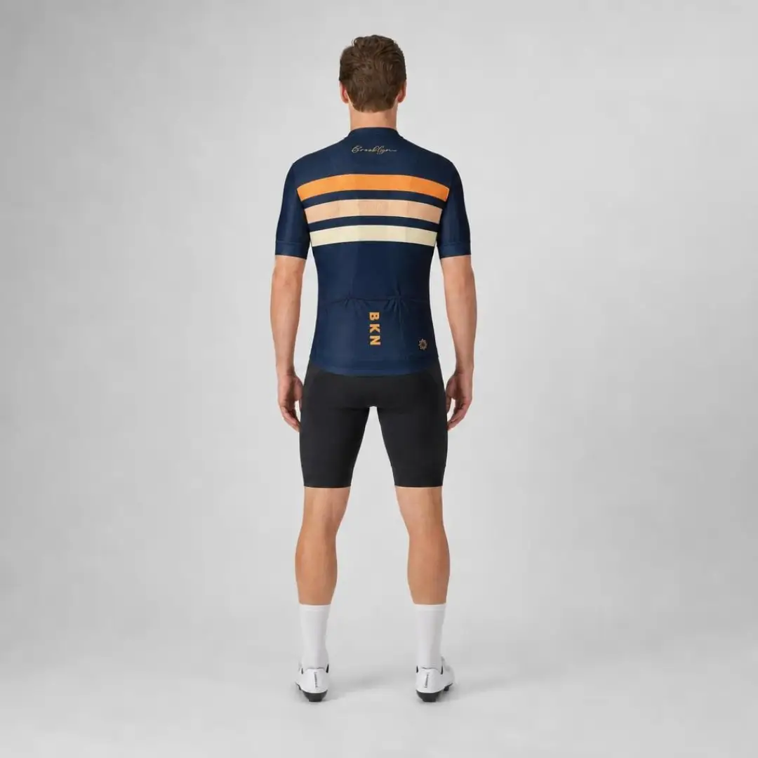 Men's Pro Cycling Jersey - Maximus Navy | Lightweight Performance