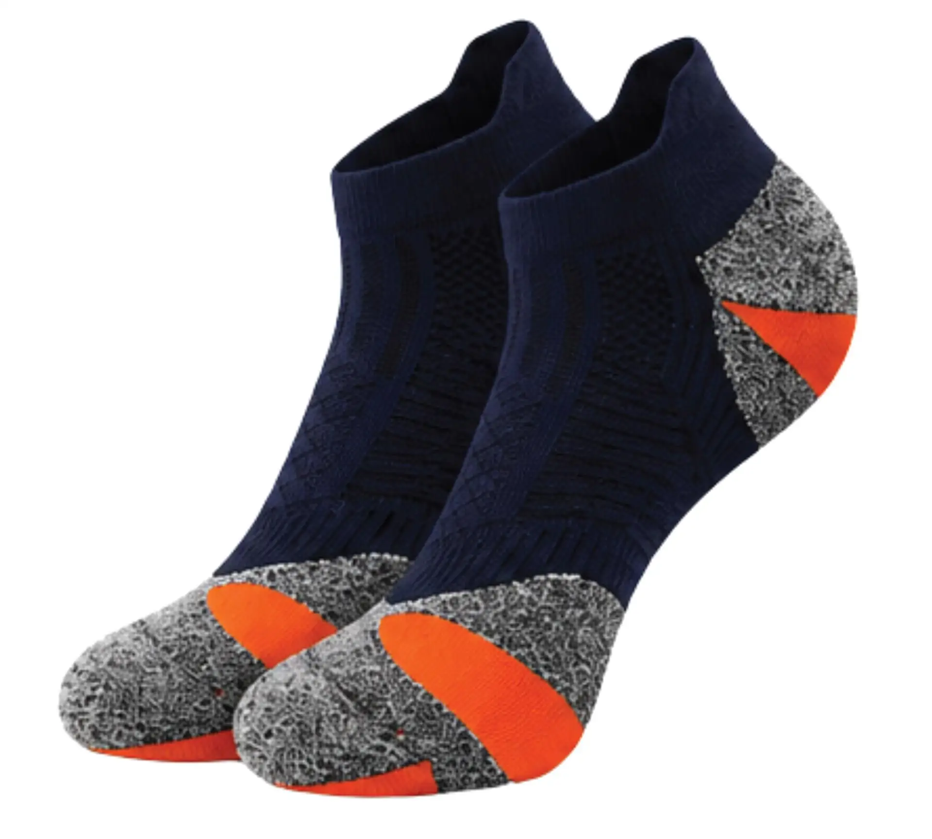 coolmax-running-socks-navy-ankle-length