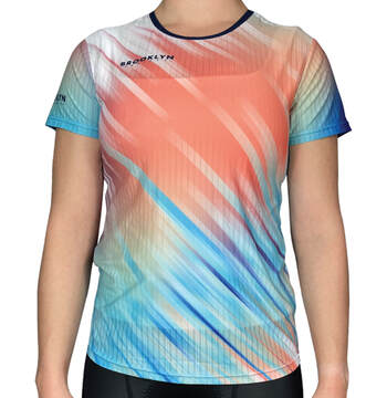 Women's Elite Lightweight Run T-Shirt - Breathable Technical Tee, Multi-Colour