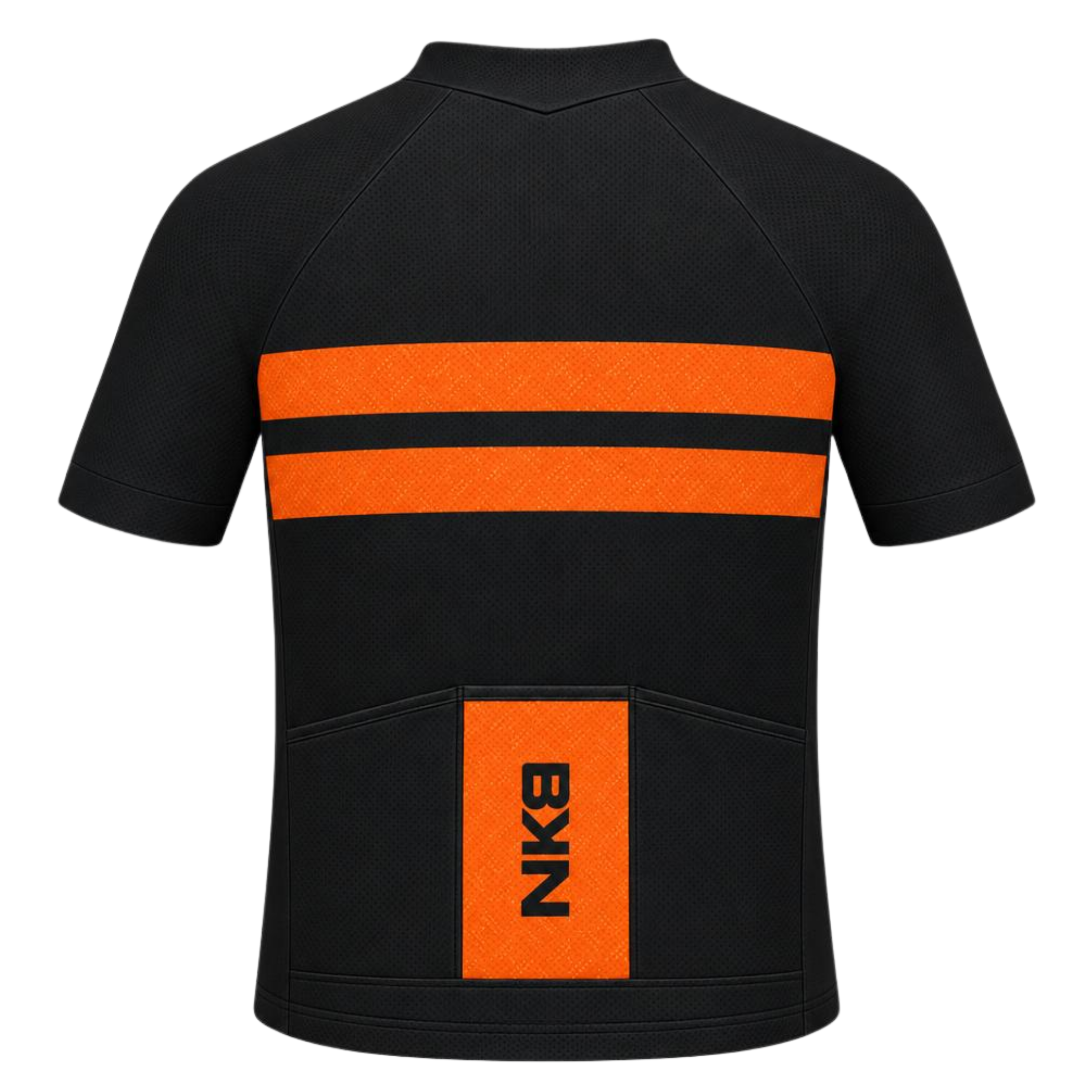 Men's Core Performance Cycling Jersey - Black Orange | Lightweight Performance