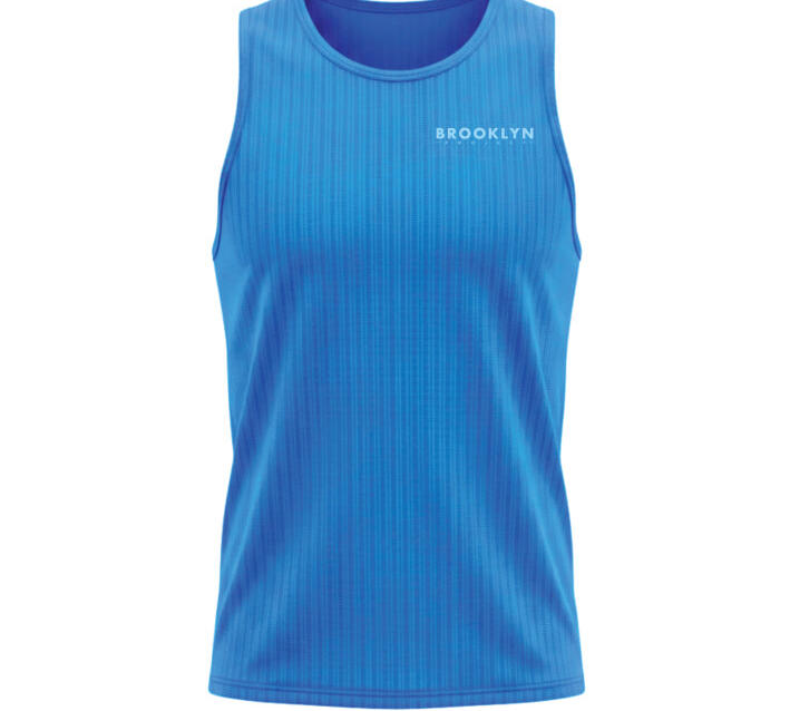 Men's Elite Lightweight Run Singlet - Breathable Technical Singlet, Blue