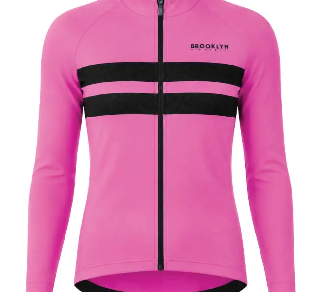 Womens Pro Thermal Cycling Jacket - Pink Windproof