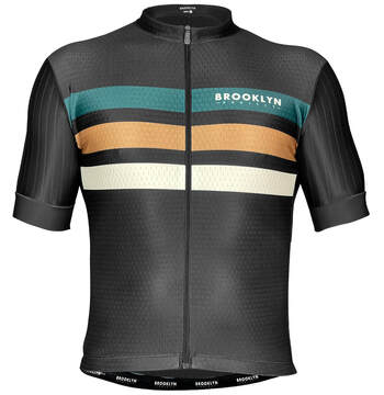 Men's Pro Cycling Jersey - Maximus Black | Lightweight Performance