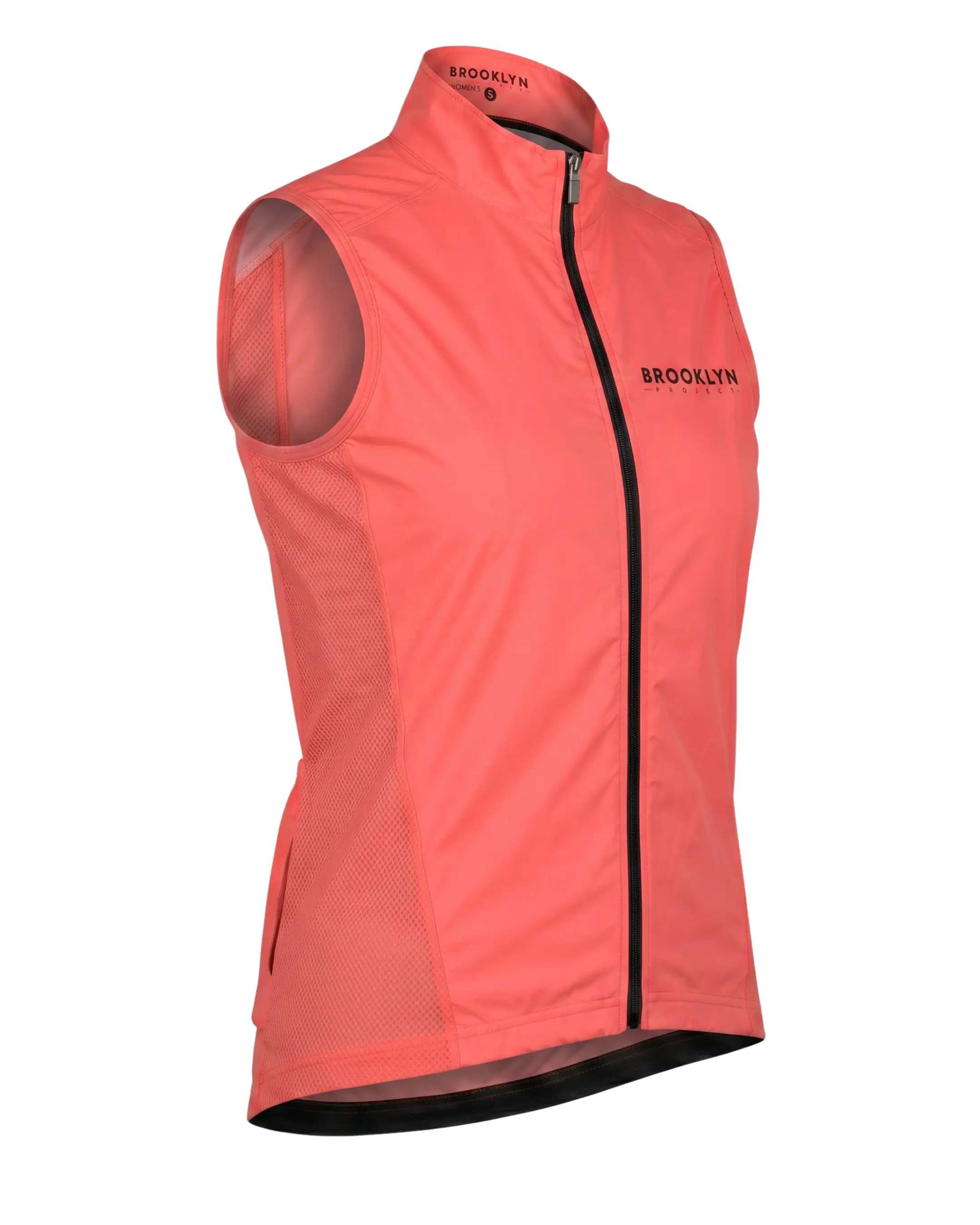Women's Pro Water-Resistant Cycling Vest Gilet - Orange, Windproof