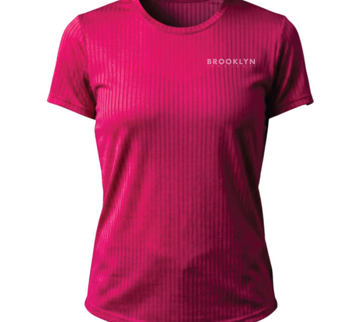 Women's Elite Lightweight Run T-Shirt - Breathable Technical Tee, Dark Pink