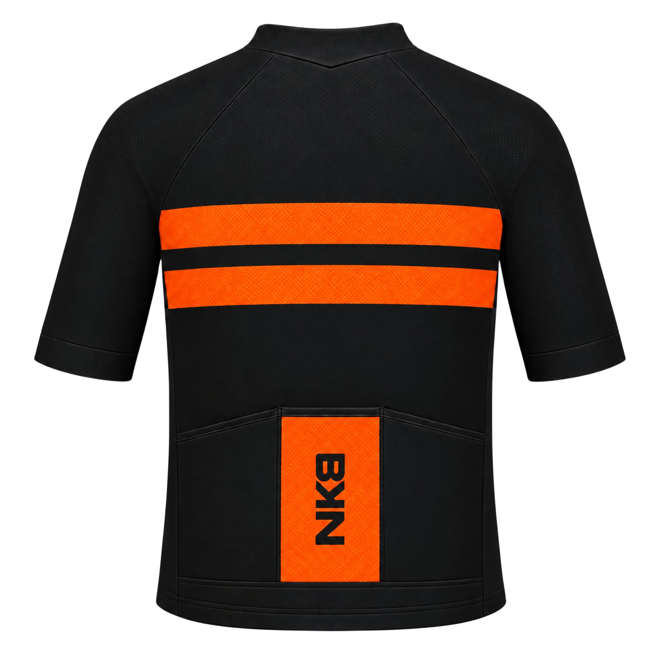 Men's Core Performance Cycling Jersey - Black Orange | Lightweight Performance