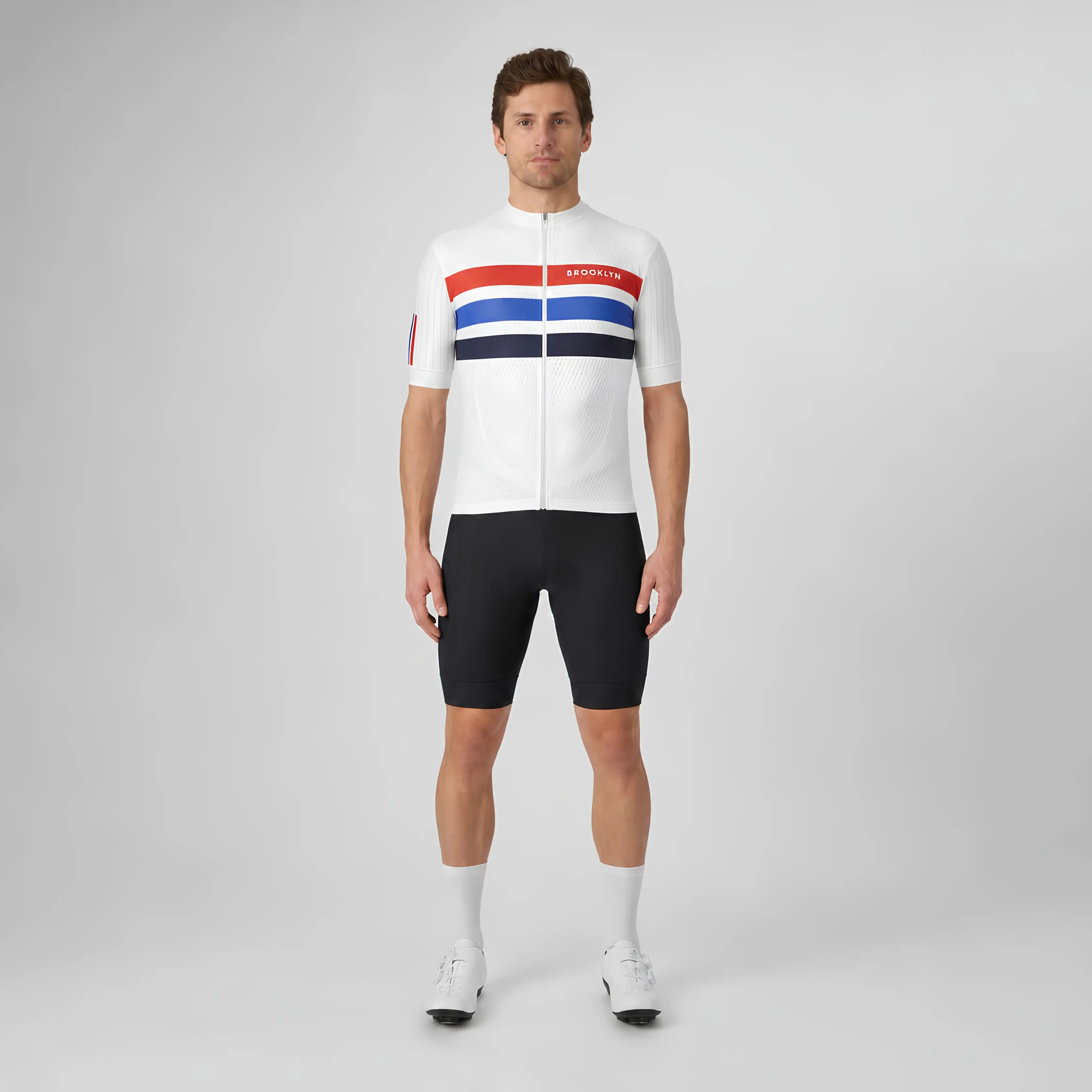 Men's Pro Cycling Jersey - Maximus White | Lightweight Performance