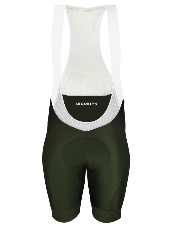 Pro Maximus Women's Cycling Bibs – Olive Long Distance Bib Shorts
