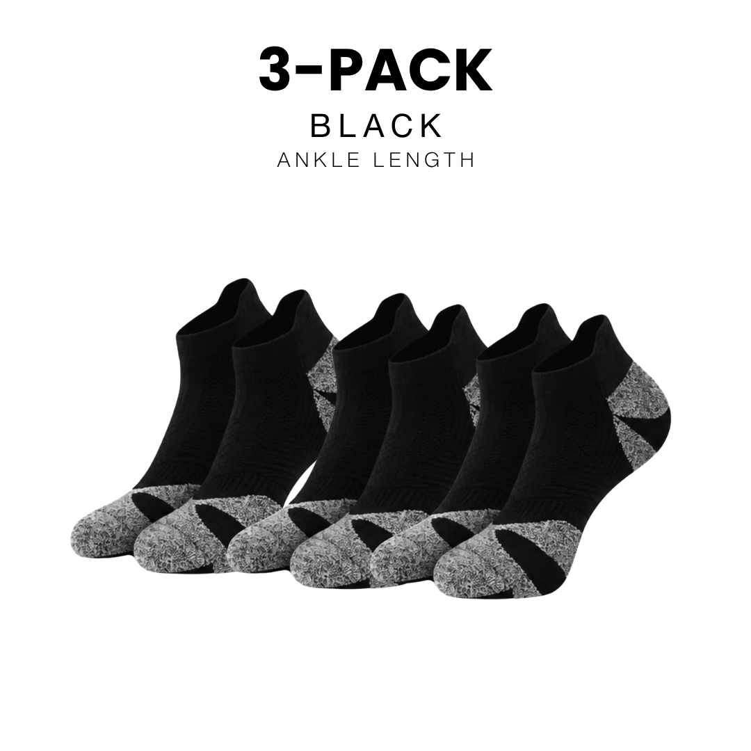 coolmax-running-socks-black-ankle-length-3-pack