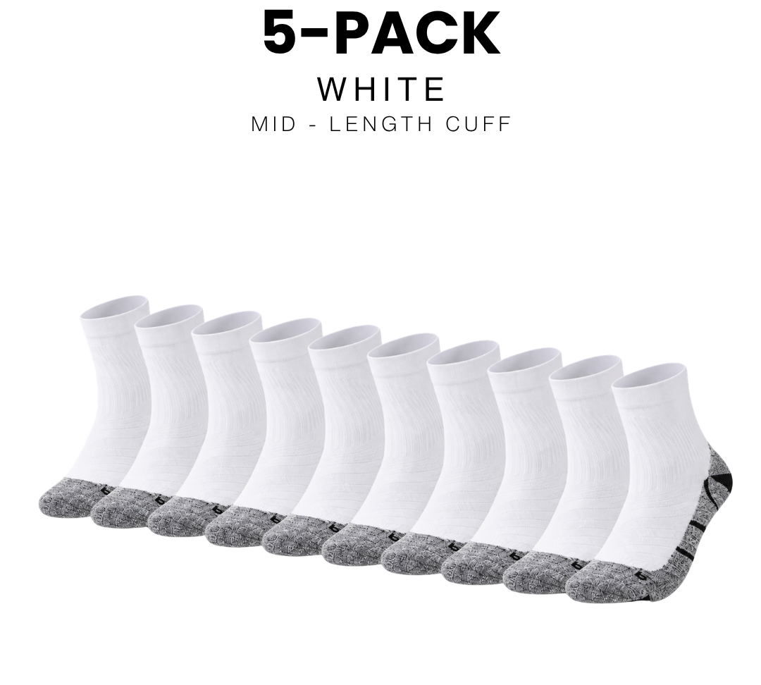 coolmax-running-socks-white-mid-cuff-length-5-pack