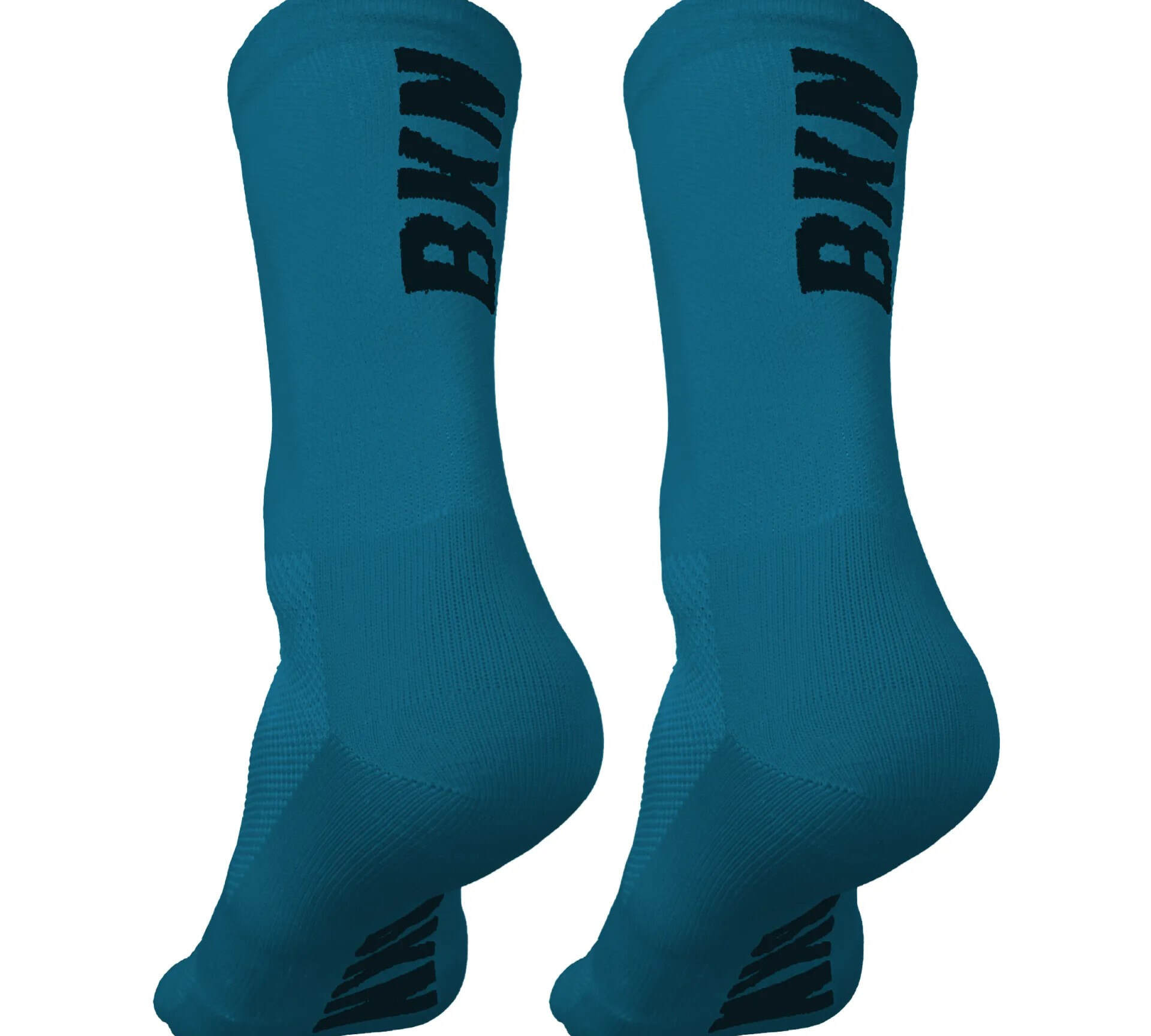 Pro Cycling Socks – Teal, Woven, 14cm cuff, Moisture-Wicking Fabric
