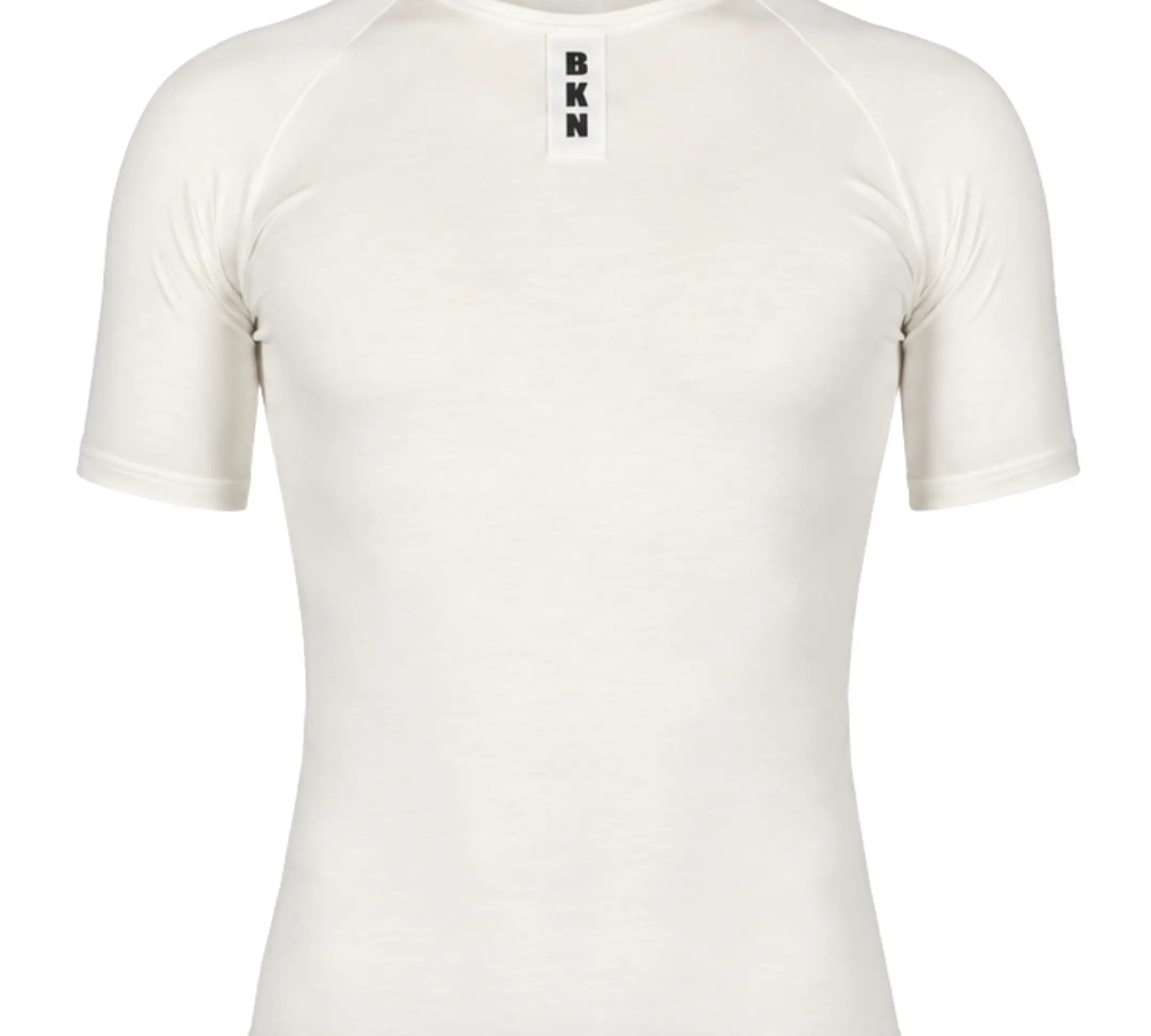 Merino Wool Cycling Undershirt Sleeved White