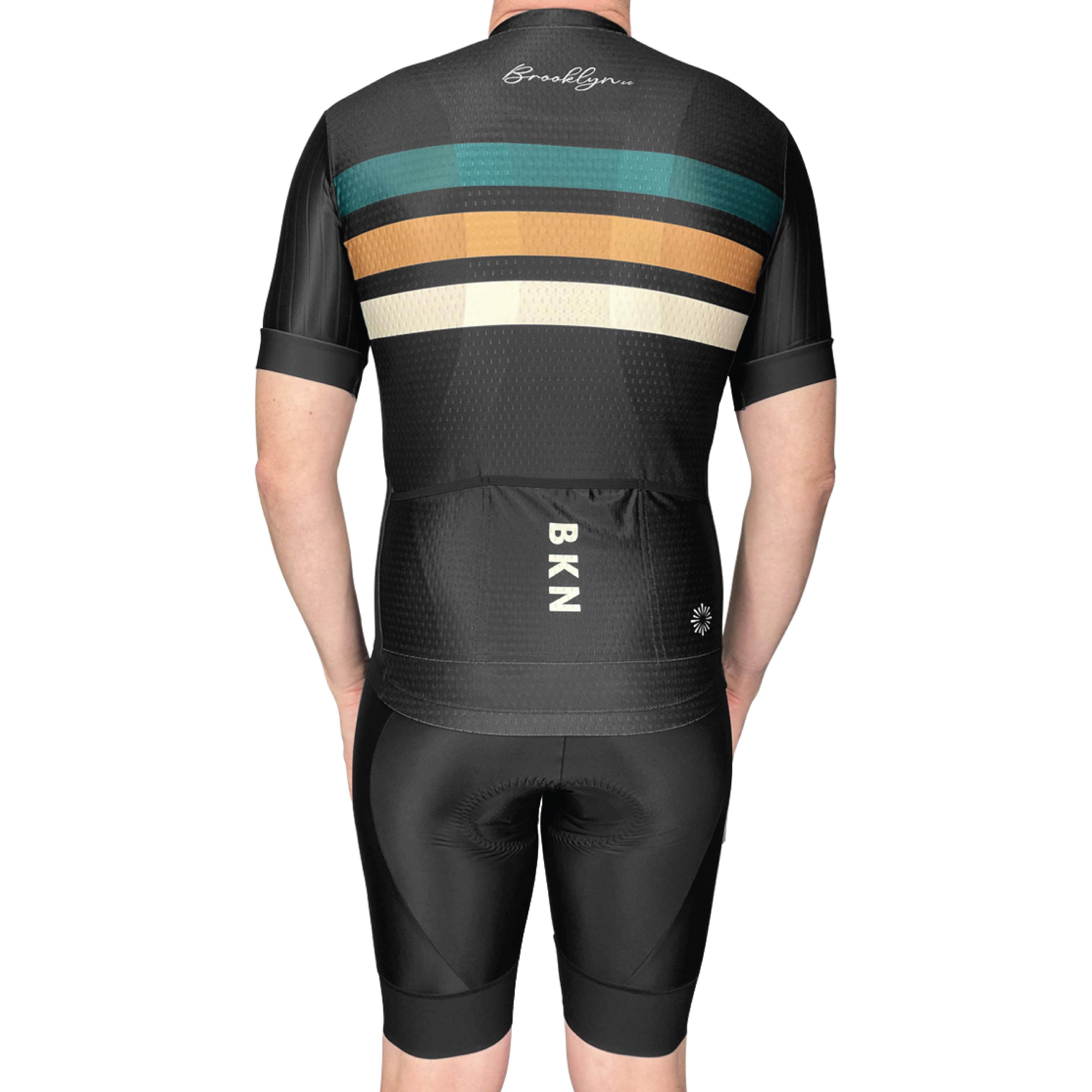 Pro Maximus Men's Cycling Bundle: Black Jersey, Bib Shorts & Socks 