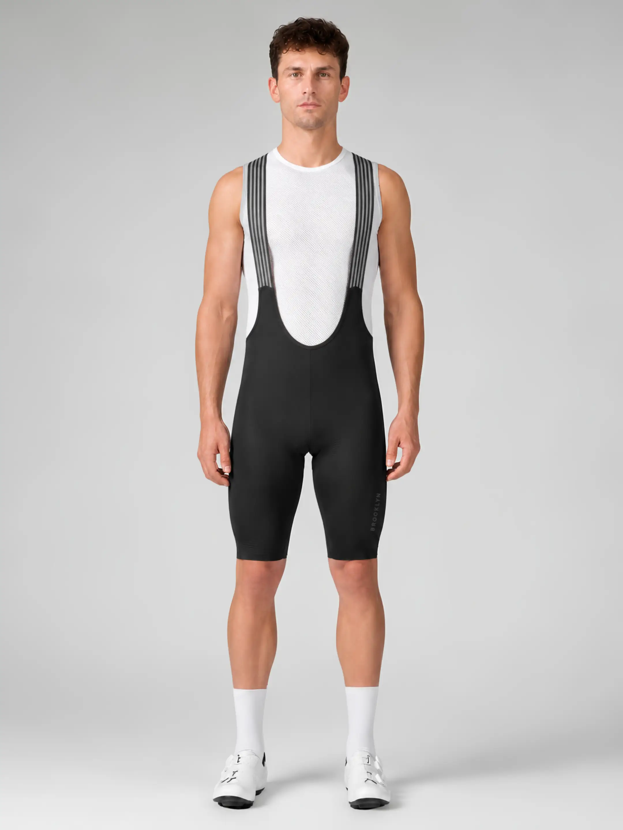 Men’s Core Cycling Bib Shorts - High-Density Chamois Padding, Compression Black