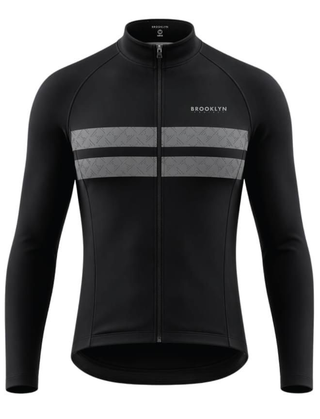 Men's Pro Thermal Cycling Jacket - Black, Windproof