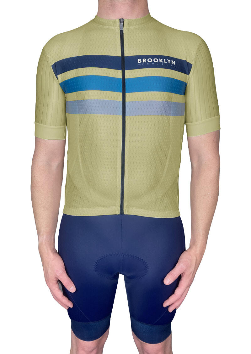 Ivory Teal Jersey Front
