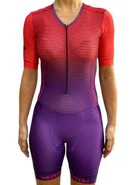 Women's Triathlon Suit - Endurance Speed Suit - Purple Fade