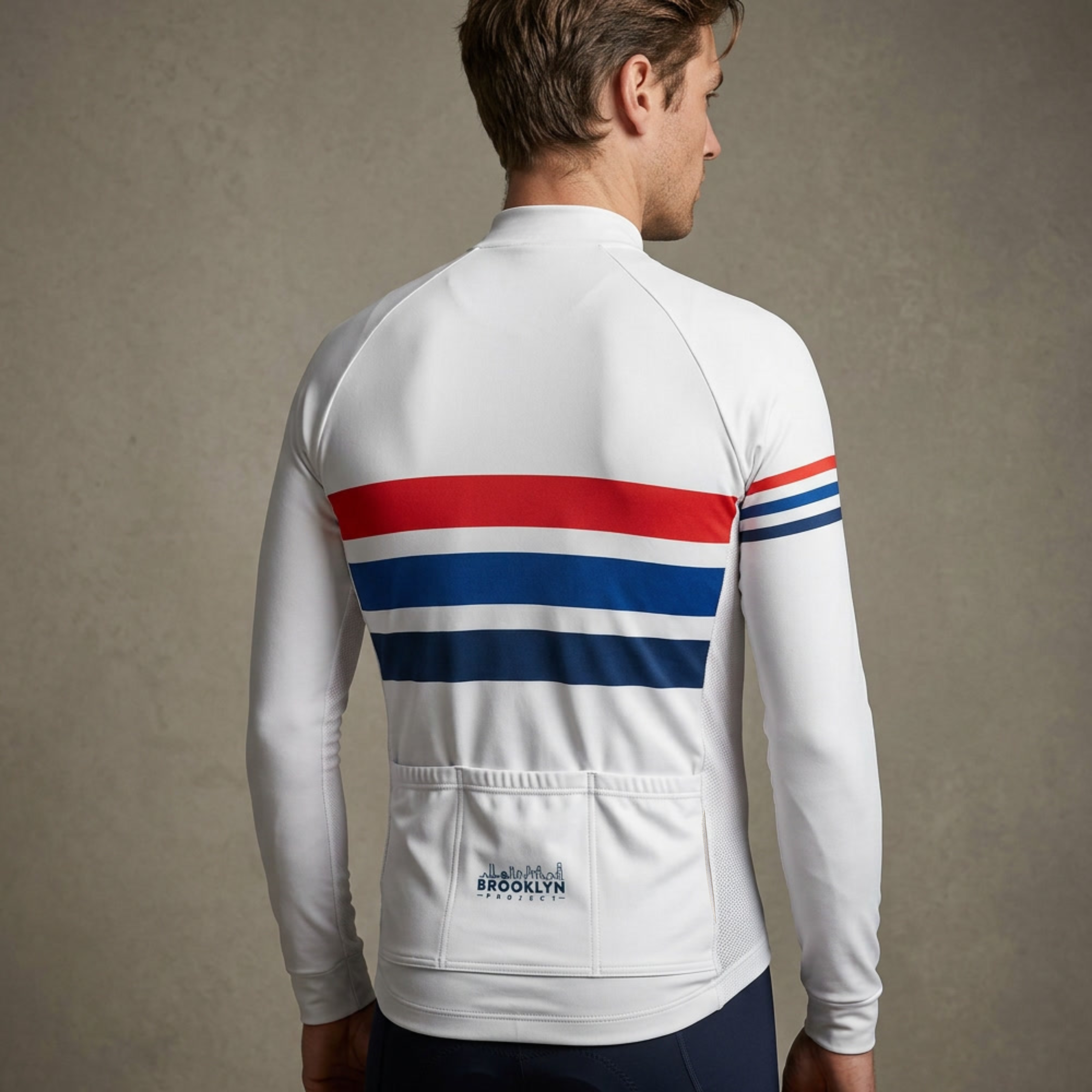 Men's Pro Thermal Cycling Jacket - White, Windproof