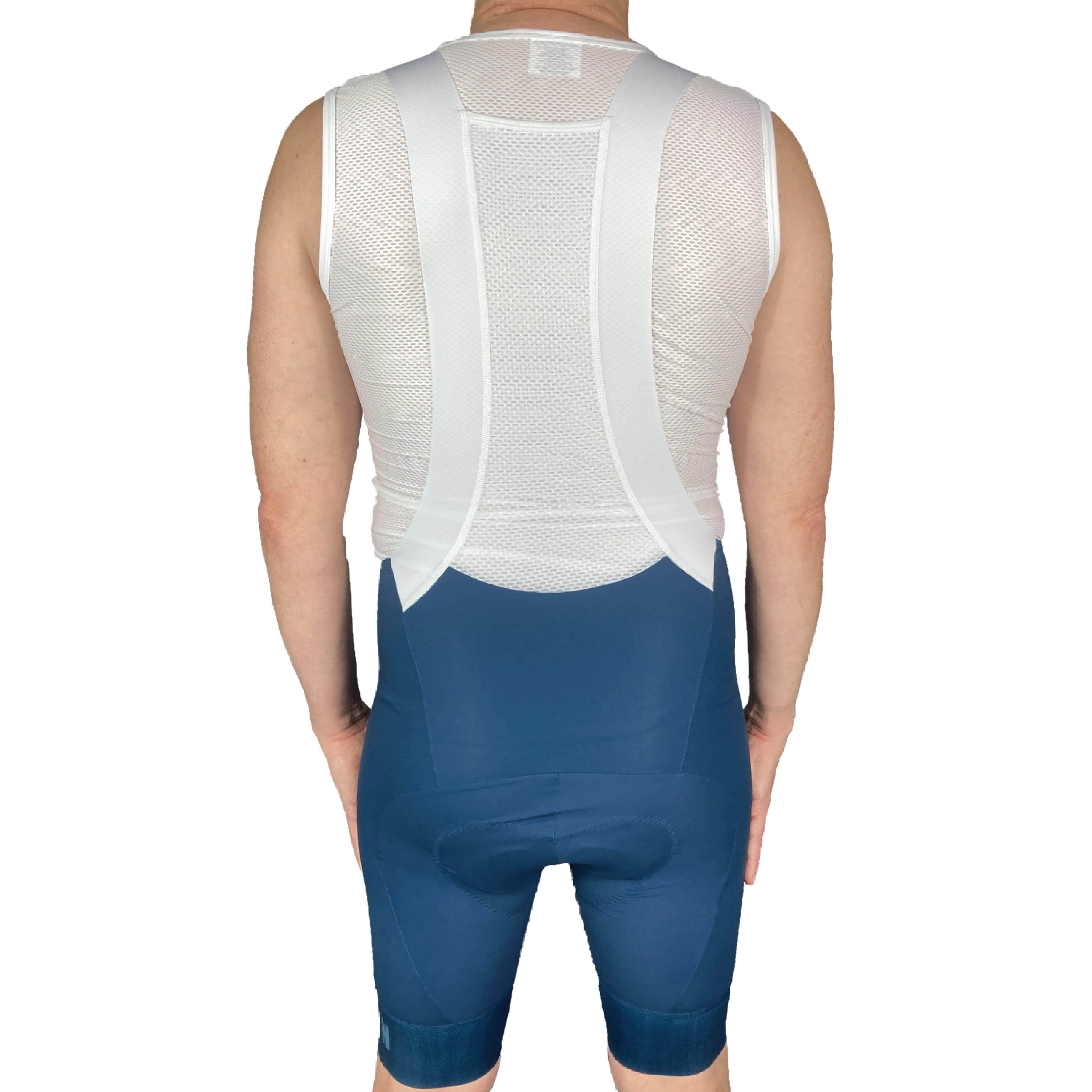 Pro Maximus Men's Cycling Bibs – Blue Long Distance Bib Shorts