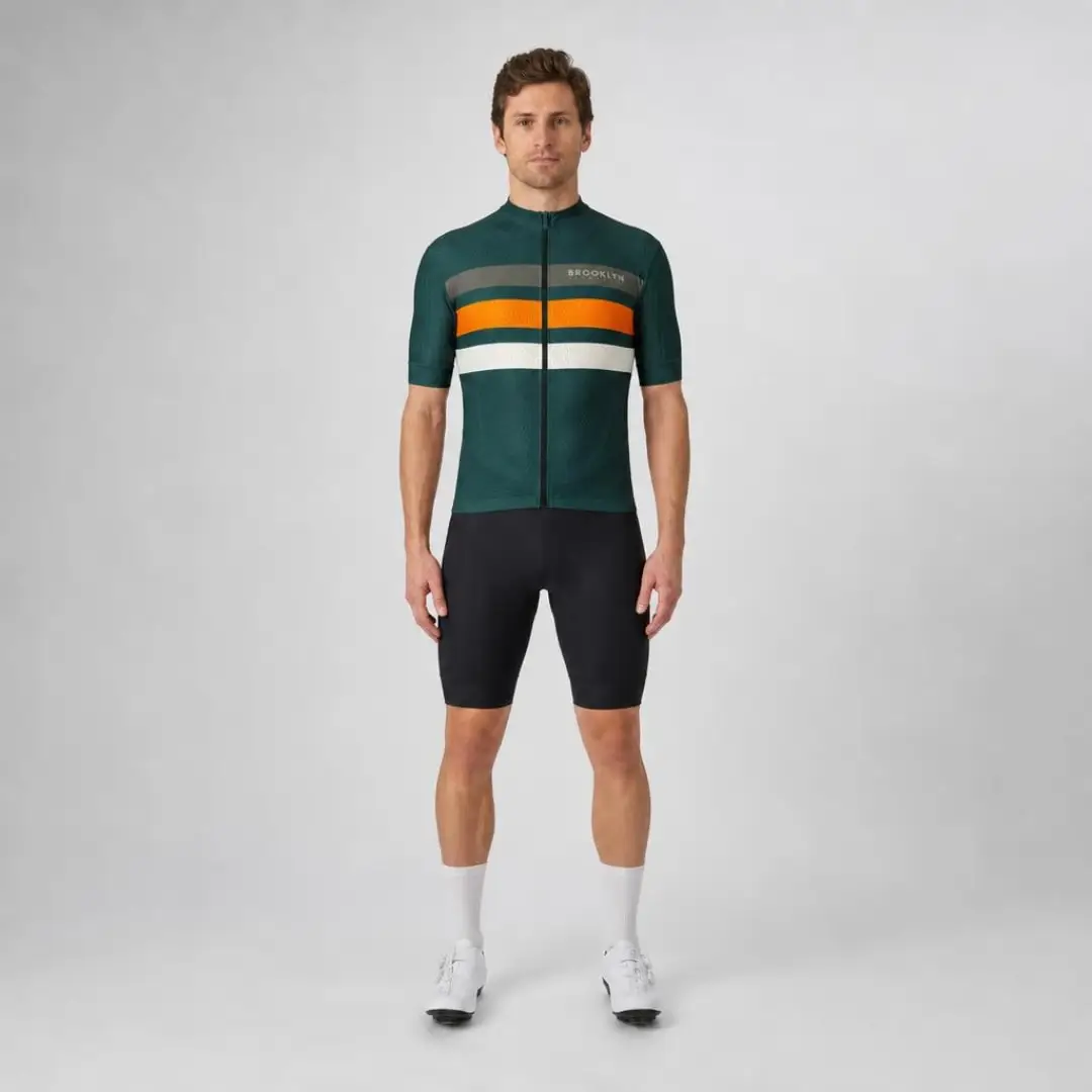Men's Pro Cycling Jersey - Maximus Green | Lightweight Performance