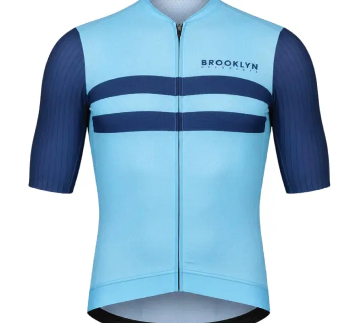 Men's Elite Aerodynamic Cycling Jersey - Light Blue | Pro Fit & Breathable