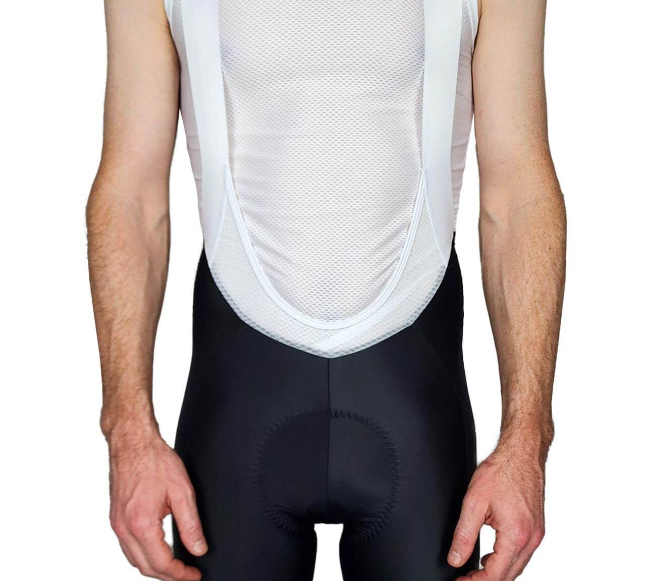 Men's Elite Performance Cycling Bibs - Premium Italian Fabric Black