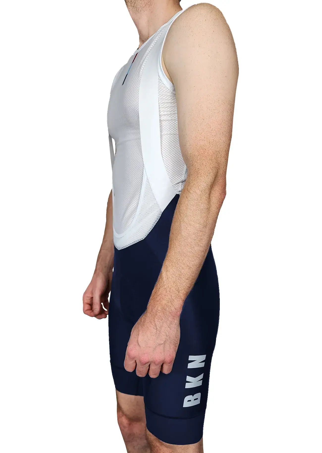 Men's Elite Performance Cycling Bibs - Premium Italian Fabric Navy