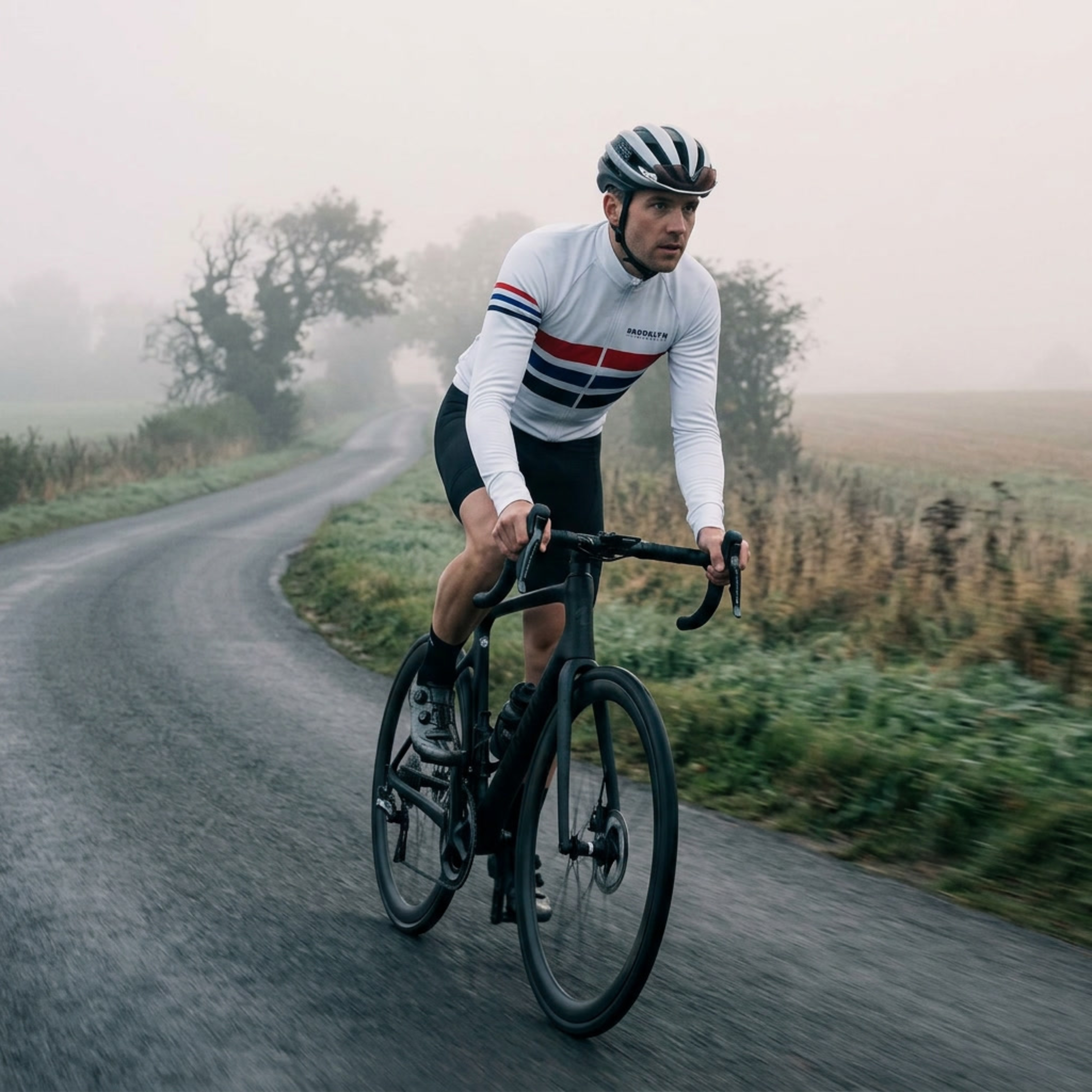 Men's Pro Thermal Cycling Jacket - White, Windproof